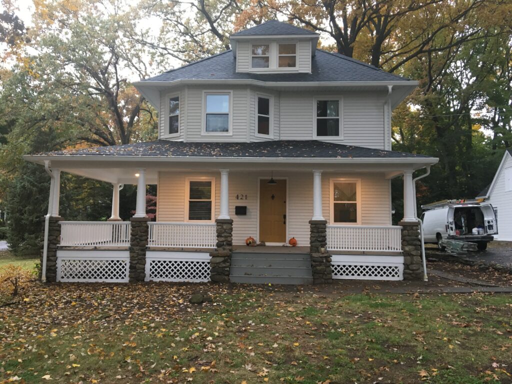 Exterior repainting services